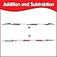 edxeducation Schüler Perlenschnur - 10er Set - 20 Perlen pro Schnur in zwei Farben - Zählperlen für Skip Counting, Mathe im Klassenzimmer