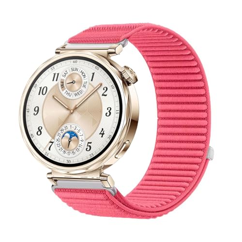 La mejor selección de huawei gt sport los mejores 5. 41 Transpirable Correa de Nylon Compatible con Huawei Watch GT 6 41mm Pulsera, Suave y Deportiva Ajustables Banda de Nailon para Mujeres y Hombres Correa de Repuesto para Huawei Watch...