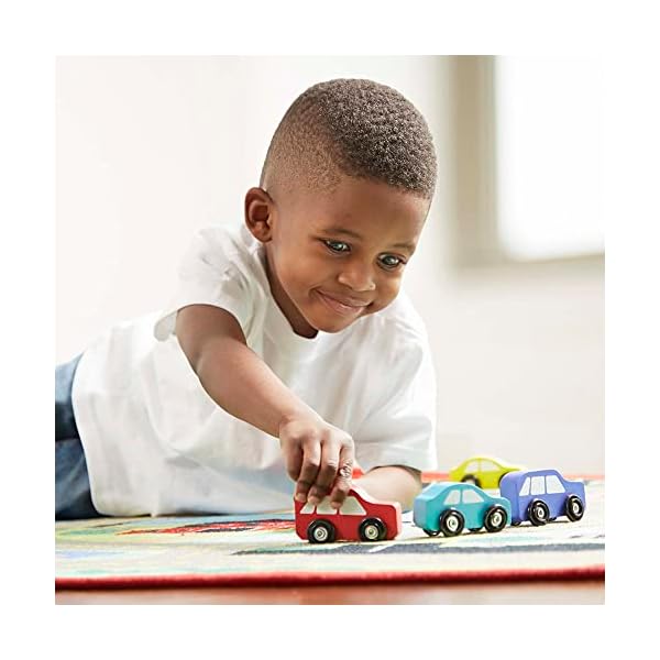 Melissa & Doug Spielteppich (100 x 90 Zentimeter) - Stadt und Straßen mit Autos (5 Teile) – Bild 7