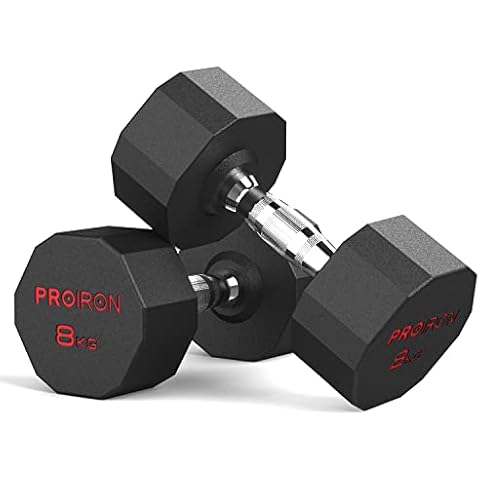 PROIRON Geruchlose Hexagon Hanteln Mit Stahlkern Cover