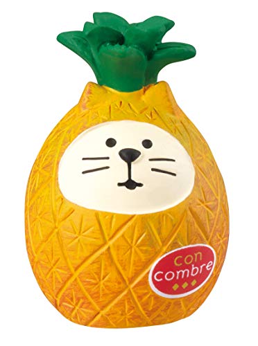 デコレ コンコンブル concombre フルーツ猫だるま パイナップル 30×28×h44mm ZCB-17447