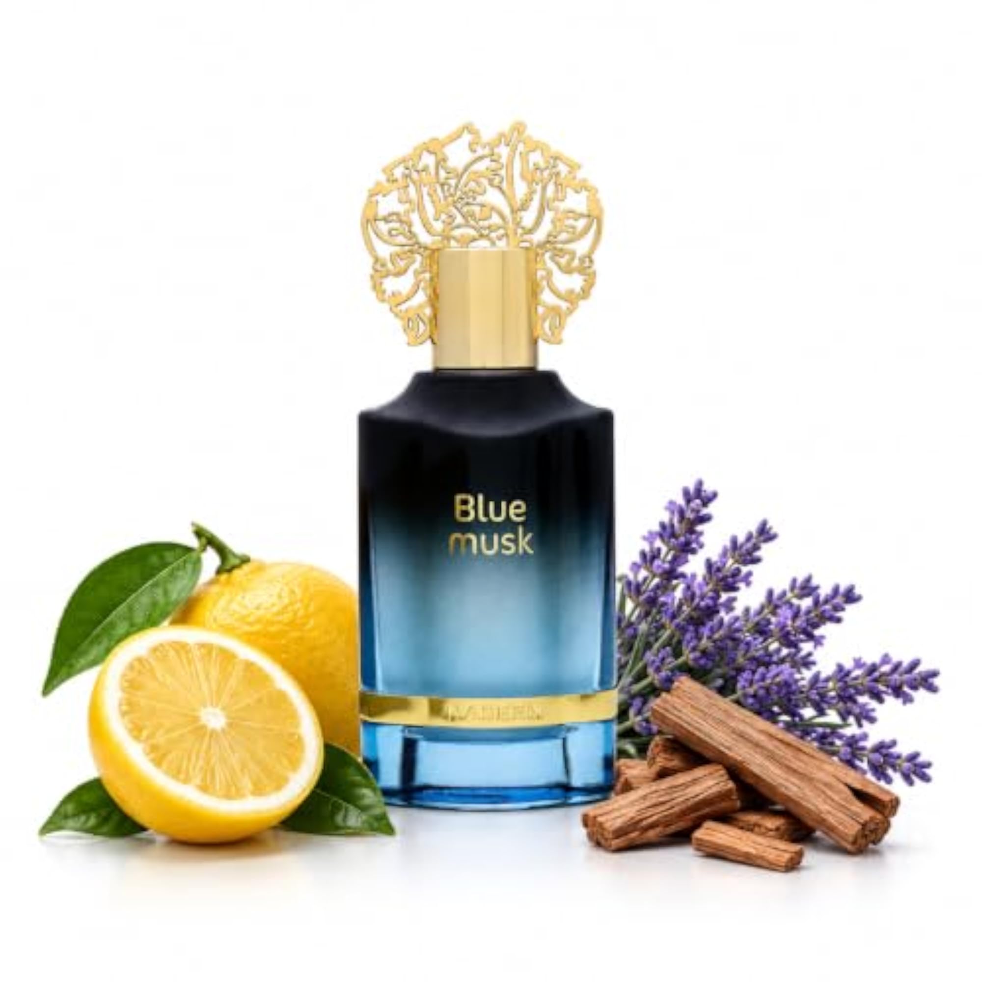 Blue Musk Aqua Parfum 55 ML, Luxury Fragrance for Men
