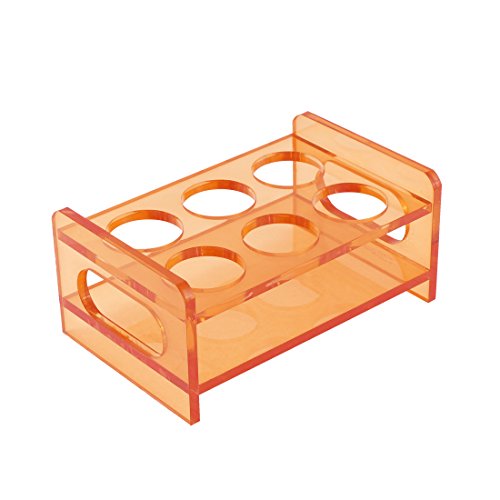 Ruilogod Inicio Barra de Cocina Vino Copa de Vino Titulares de talleres 166mm Longitud Naranja