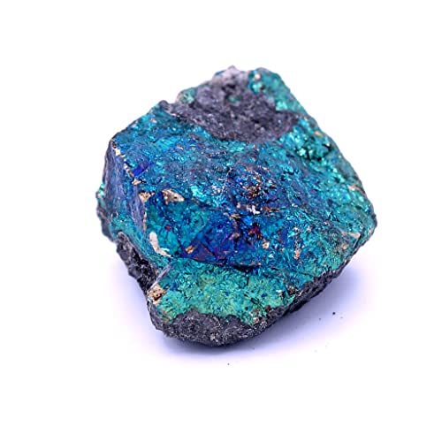 Pierretoiles - Chalcopyrite Brute Véritable à Collectionner ou de Soin, Pierre de Collection et Lithothérapie, 4 cm Environ pour 50-80g, Origine Mexique Cover