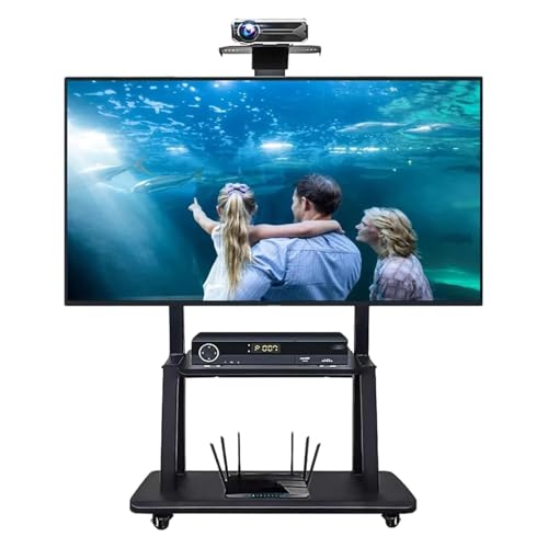 Soporte móvil para TV con ruedas, 45-75 pulgadas miniatura 1