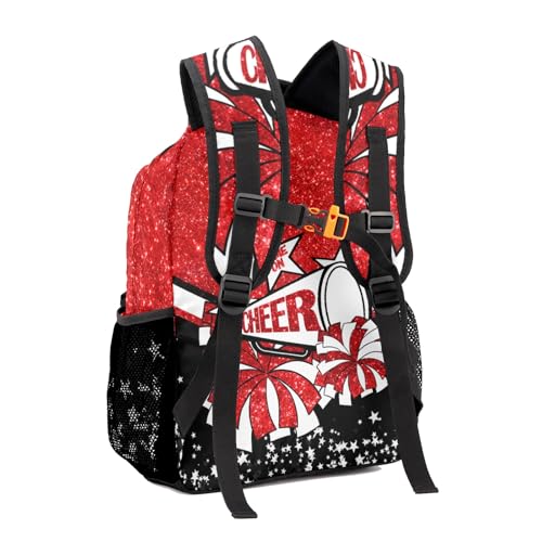 Personalized Wine Red Cheer Bags Customized Cheerleader Backpack With Name Custom Cheerleading Bookbag for School Girls.3