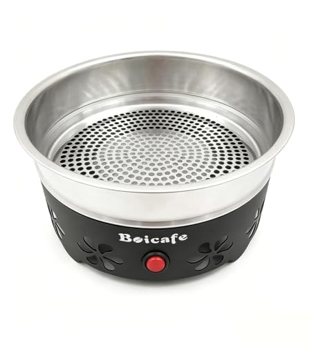 Image of Coffee Bean Cooler Electronic Bean Cooling Machine with 304 Stainless Steel Mesh Two Layers 1.3lb Big Capacity Household Roasting (1 Layer)