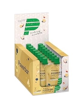 Powerbar PowerGel Smoothies Banana Blueberry 16x90g, Frullato di Energia Vegana, Magnesio Sodio e Maltodestrina