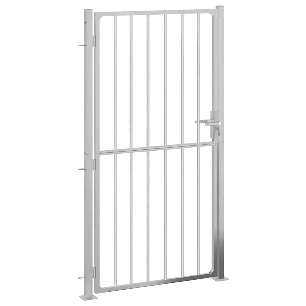 Puerta De Valla Con Picos Acero Verde 100x150 Cm Vidaxl con Ofertas en