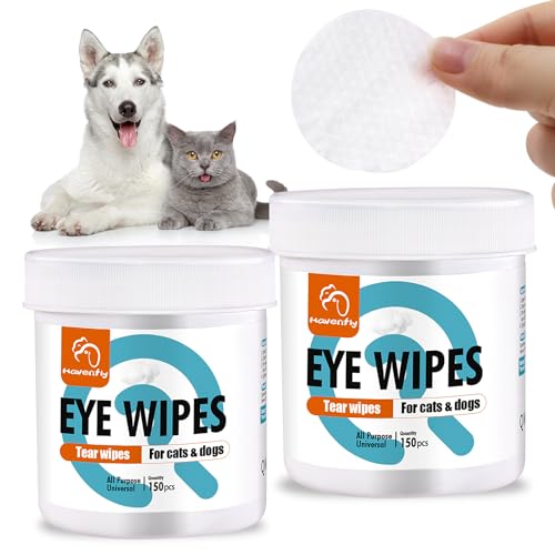 Pet Wipes for Cats & Dogs, Grooming Wipes for Eyes, Paws, Ears, Nose, Unscented Soft Pet Tear Stain Remover Wipes 300 Pads Pet Wipes for Cats & Dogs, Grooming Wipes for Eyes, Paws, Ears, Nose, Unscented Soft Pet Tear Stain Remover Wipes 300 Pads