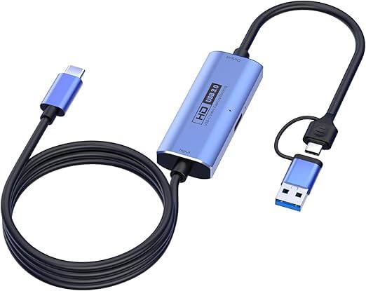 2 in 1 USBC to PD USB3.0 TYPEC Audio Video Capture Card Live Stream Recorder 2M TYPEC3.0 Capture Card Device Connection USB TYPEC Computer Host Laptop Docking Adapter Cable 4K60HZ-image-14