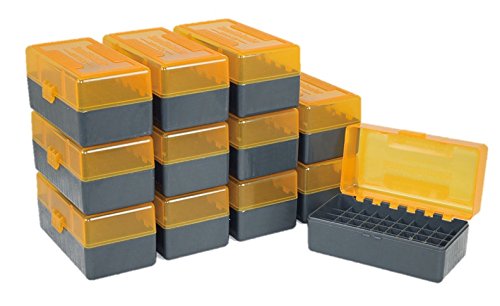 SMARTRELOADER Ammo Box #7 for 50 Rounds .223R. - 12 Boxes Saving Pack von X-Targets