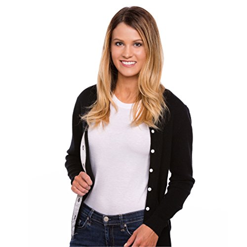 Urban Boundaries Women's 100% Cashmere Cardigan Sweater