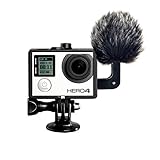 LVM6 Stereo Micrófono con Parabrisas Muff para...