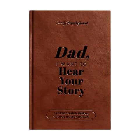 Dad, I Want to Hear Your Story: A Guided Journal and Meaningful Memory Book for Dads - Share Your Thoughts, Memories, and Love with Ribbon Bookmark, Ideal Father's Day Gift Cover