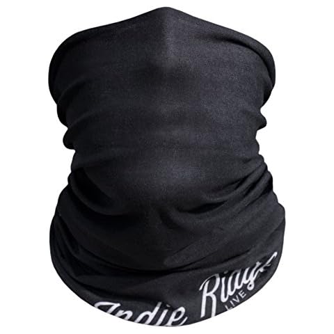 Indie Ridge Motorcycle Outdoor Face Mask - Black Motorcycle Ski Snowboard Winter Face Mask Cover