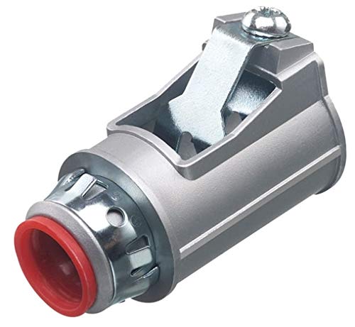 Arlington 5010AST Die Cast Zinc Insulated Throat Connector 1/2 Inch Snap2IT