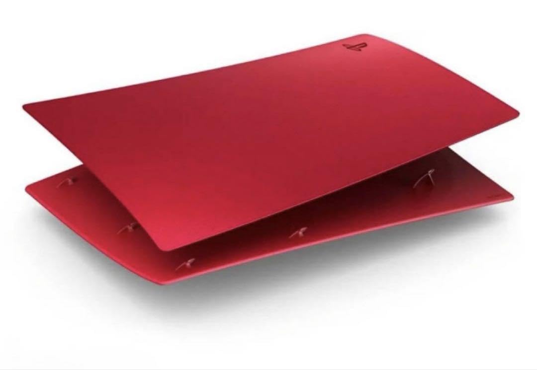 PS5本体用カバー ヴォルカニックレッド CFIJ-16012 新型PlayStation5用本体カバー「ヴォルカニックレッド」外観