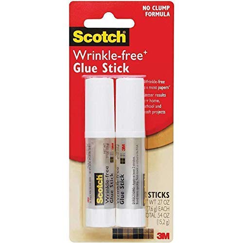 3M Scotch Glue Stick, 0.27-Ounce, Multicolor