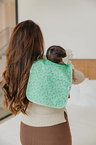 Image of Copper Pearl Premium Baby Burp Cloths - 3-Pack Large Cotton Burp Cloths, Extra Soft Spit Up Rags with 3 Absorbent Layers, Perfect for Baby Girl Gifts (21 inch x 10 inch Size, Birdie Set)
