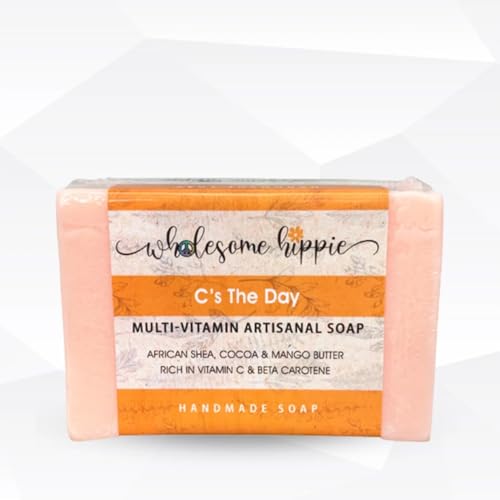 Wholesome Hippy C's The Day Multivitamin Soap, Shea, Cocoa and Mango Butter image 2