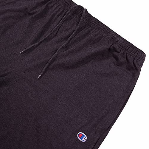 Image of Champion Mens Big and Tall Open Bottom Lounge Pants, Lightweight Jersey Sweatpants
