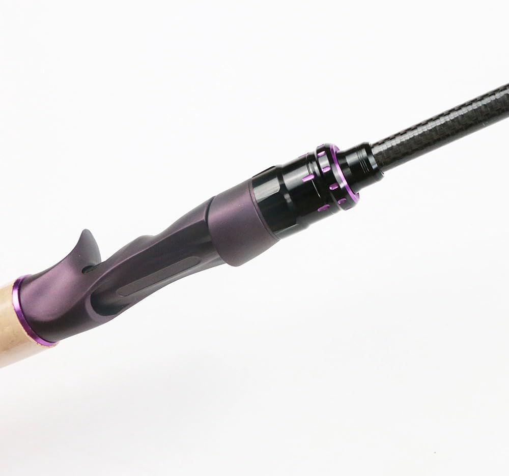 Pack of 1 Set Fishing Rod Custom Carbon Reel seat with Cork Handle DIY Fishing Rod Repair Kit