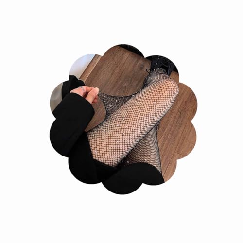 Image of Sexy White Fishnet Crystal Pantyhose Sparkly Rhinestone High