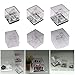 baojielai Clear Sturdy Acrylic Mineral Display Box for Collectors and Jewelers Portable Accessory for Home or Museums Use