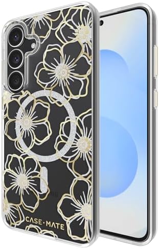 Case-Mate Samsung Galaxy S25 FE Case - Magnetic Phone Case - Floral Gems image 5