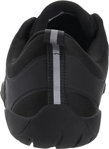 WHITIN Men's Wide Toe Box Trail Running Shoes Barefoot Minimalist Zero Drop Size 12 Cross Training Walking Fitness Lightweight Hiking All Black 45