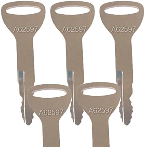 Toyota A62597 Replacement Ignition Key, A62597 Replaces Key 57591-23330-71 & 162597 / Key Used on 3-8 Series Toyota forklifts. Commonly referred to as “New Toyota Key” / Package of 5 Toyota Keys