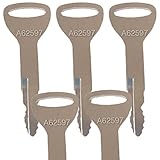 Toyota A62597 Replacement Ignition Key, A62597 Replaces Key 57591-23330-71 & 162597 / Key Used on 3-