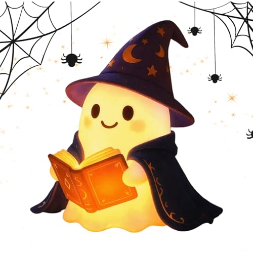 Lampe ghost Halloween LED décorative pour chambre enfant et bureau