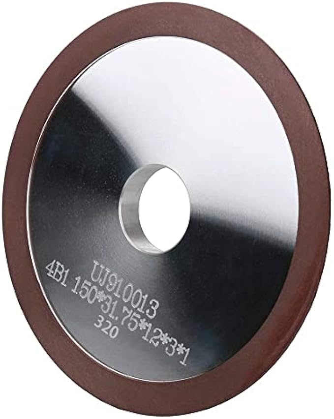 6 Inch Dish Resin Diamond Grinding Facing Wheel/Circle Saw Grinding Wheel,320 Grit for Carbide Circle Saws,1 Pack