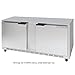 Beverage Air UCFD60AHC-2 Two-Section Undercounter Freezer 17.1 cu. ft.