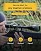 CVLIFE EagleFeather Z03 6-24x50 AO Rifle Scope for Hunting with Parallax Adjustment, Red and Green Illuminated Mil-Dot Reticle, 1 Inch Tube SFP Long Range Scope with 20mm Scope Rings