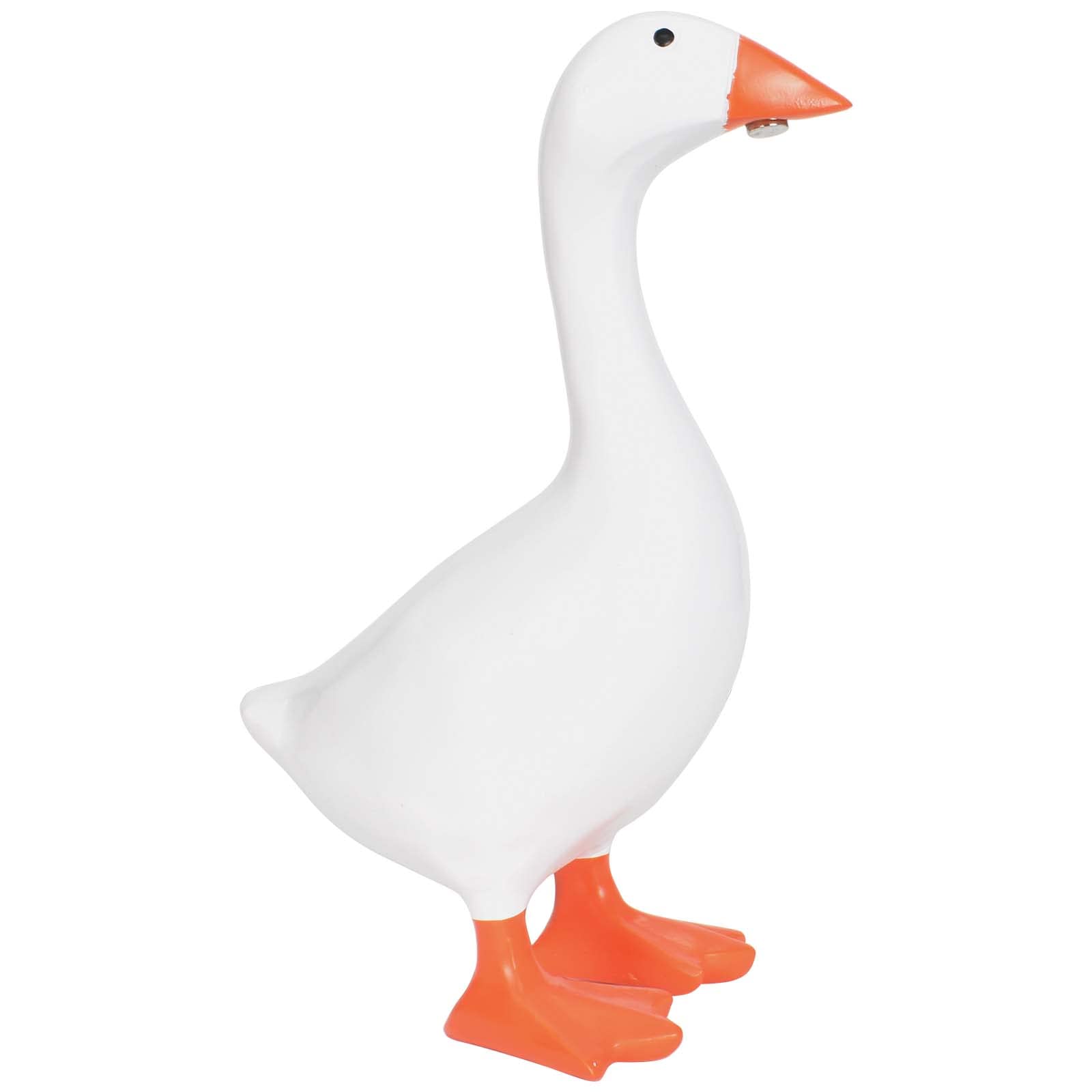 Porta Llaves de Pato, Llavero Magnético de Pato de Ganso, Estatua de Pato de Resina, Porta Llaves Magnetico, Decoración para Escritorio Hogar Oficina, Regalo de la Fiesta