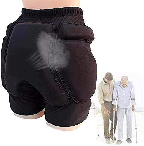 Hip Pads Seniors Protecteurs De Hanche Premium pour Personnes Âgées, Confortables Et Respirants, Anti-Chute, 2 Cm/0,8in Épaissir Eva pour Les Blessures De Chutes, Pantalon De Hanche Unisexe