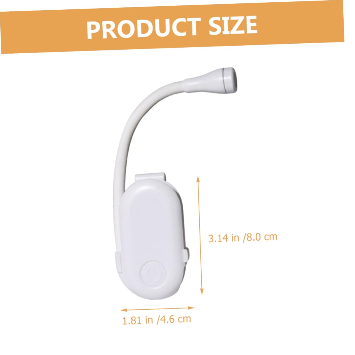 MAGICLULU USB Rechargeable Clip Book Light Dimmable Flexible Reading Lamp for Students Angle Night Light Portable Design for Dorms and Bedside Use Eye-Care Led Technology