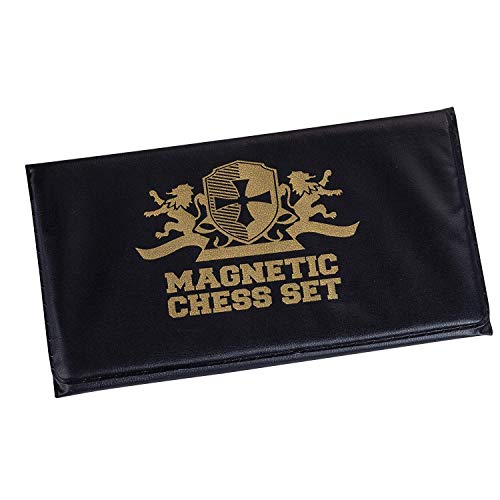 We Games Magnetic Chess Set, Mini Travel Chess Board With Magnetic Pieces, Pocket Chess Set For On-The-Go Practice 2 Extra Queens And Blanks For Learning, Foldable Travel Chess Set For Adults And Kids #TOP7