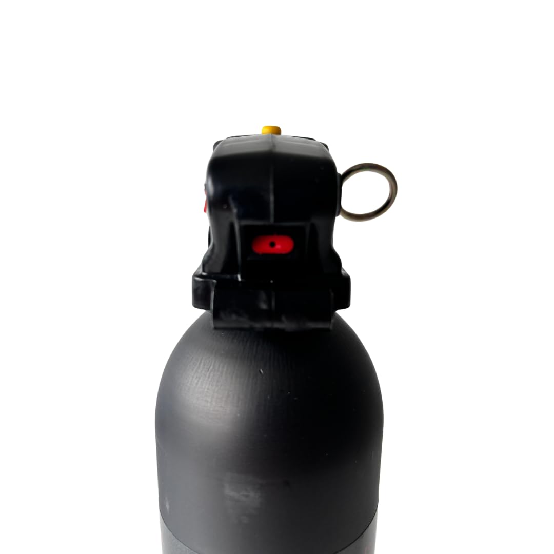 OC 5000 Pfefferspray Mega – 400 ml – Weitstrahl – SSG-9 – Extra stark – Reichweite bis 7 m – zur Tierabwehr – Made in Germany - SomosTrade