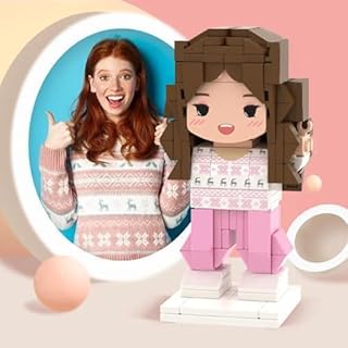 Comprar Figuras Personalizadas Hechas de Ladrillos de construcción Rompecabezas de Bloques de Fotos Personalizados Regalos de cumpleaños de San Valentín de Navidad para Parejas, Hombres y Mujeres