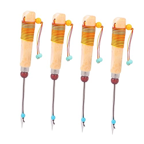 OFFSCH 4pcs Tea Needle Set for Tea Cutting Carving Tea Brick Easy to Use Portable for Tea