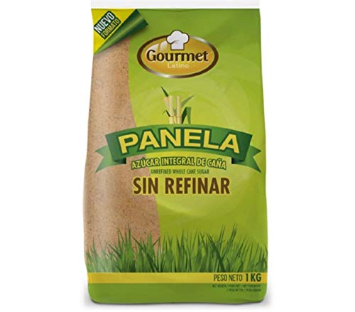Gourmet Latino - Panela (Sucre de canne complet - non raffiné) 100% naturel - 1 Kg