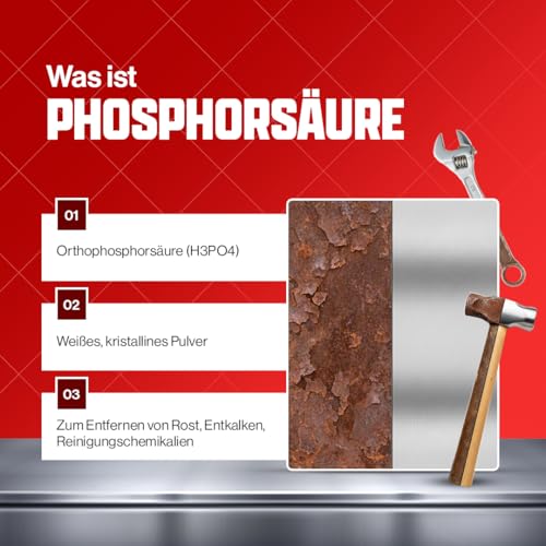 Acide phosphorique 25 % 1 l solution liquide pour industrie - 2