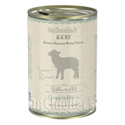 Dr. Clauder's Barf Komplett Menue Lammkarree | 6 x 200 g