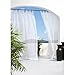 Outdoor Décor Escape Outdoor Sheer Tab Curtain, 54