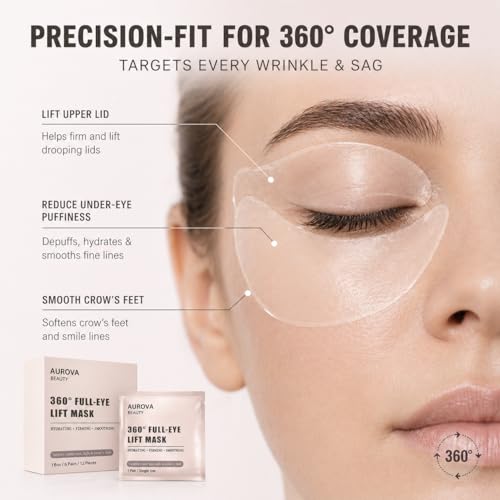 IaramI Koseon Collagen Eye Mask，Skulta Deep Peptide Eye Mask,Eye Mask with Bio-Collagen Peptide Complex & Vitamin C,12 Pieces
