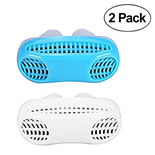Mulan Anti Snore Snoring Devices Aids, 2 Pack Snore Stopper Nose Vents Solution Blocker Preventer Relief and Nose Air Purifier for Women Men to Stop Snoring Noise Cancelling Easy Comfortable Sleep